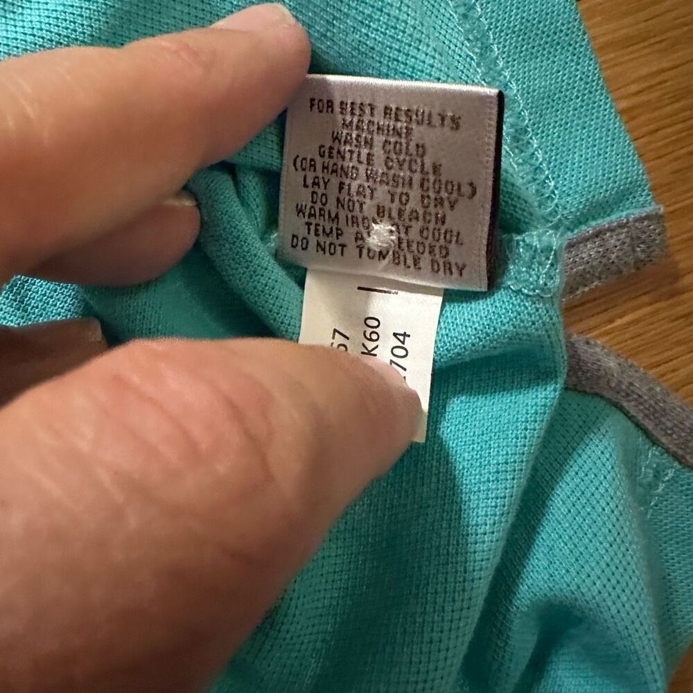 Peter Milar crown soft teal large silk blend - Picture 7 of 8